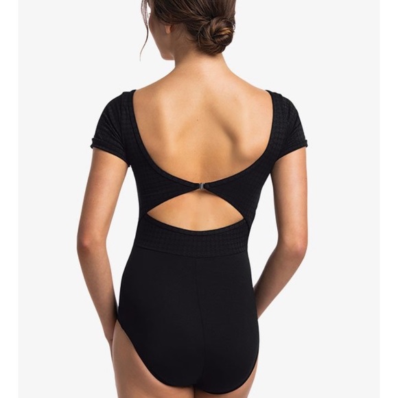 Ansliewear “Daria” Lace Short Sleeve Leotard - Picture 2 of 4